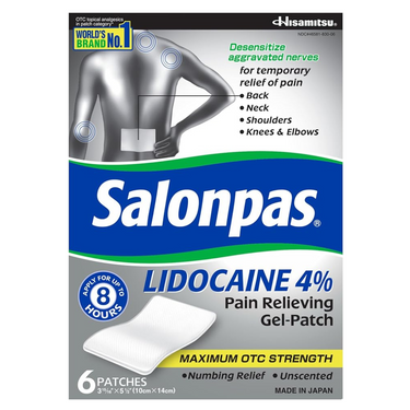 SALONPAS LIDO GEL PATCH